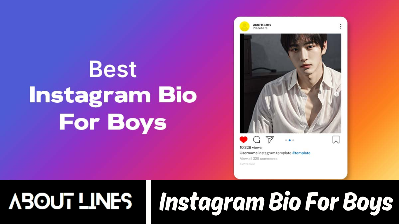 Instagram Bio For Boys