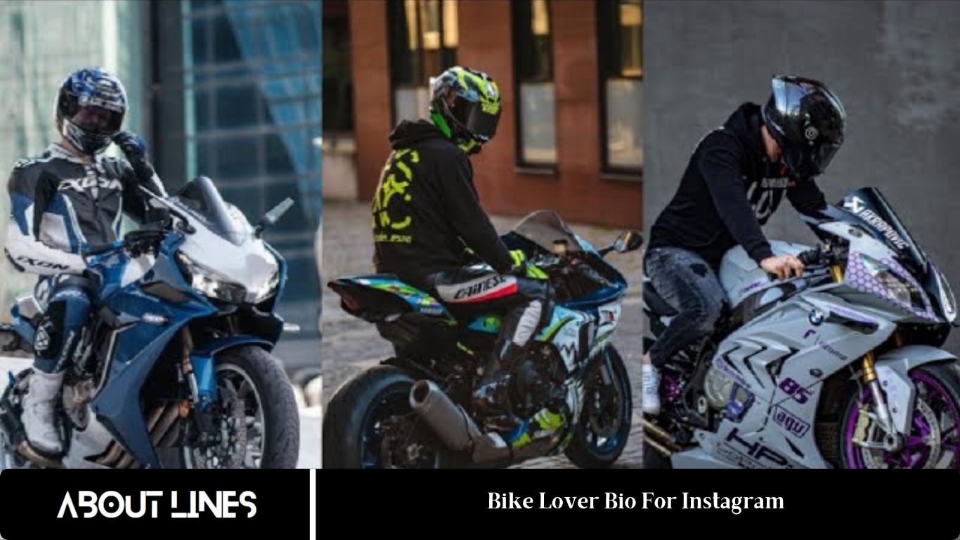 Bike Lover Bio For Instagram