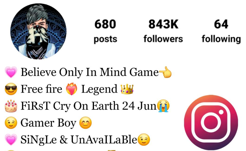Free Fire Bio For Instagram