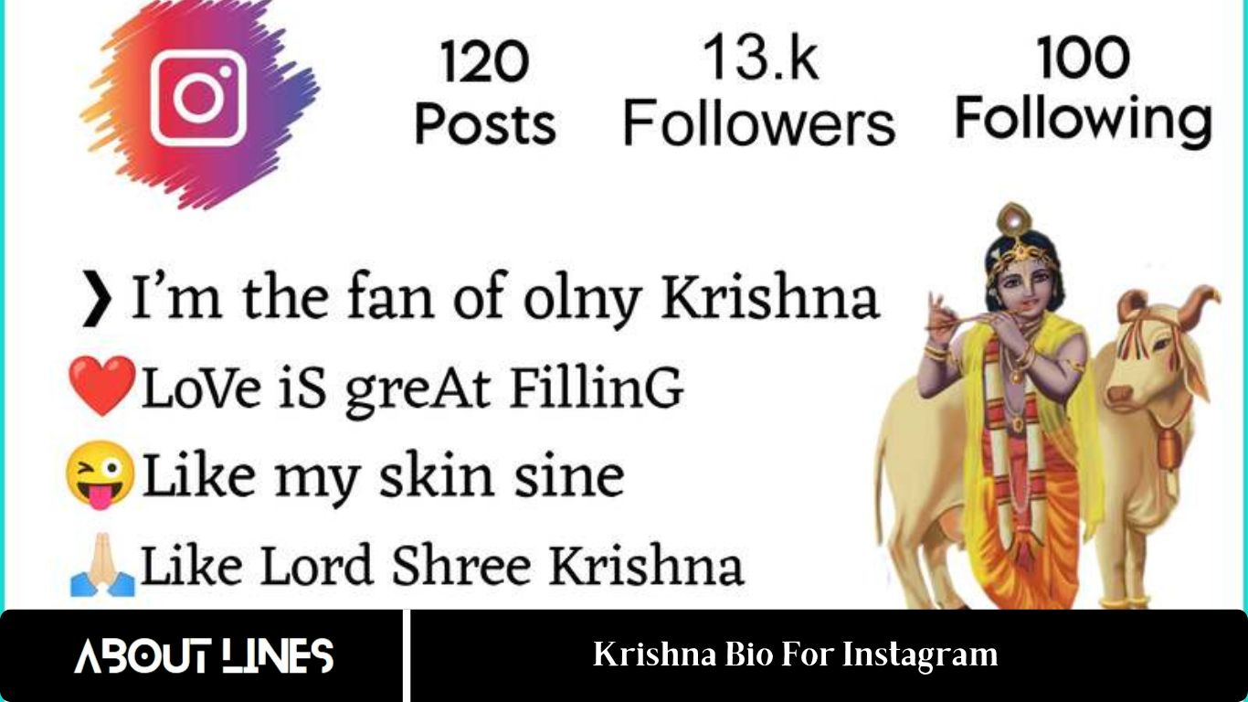 Krishna Bio For Instagram